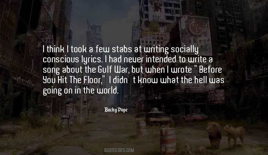 Bucky Pope Quotes #1638485