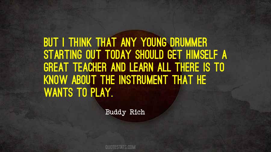 Buddy Rich Quotes #1373411