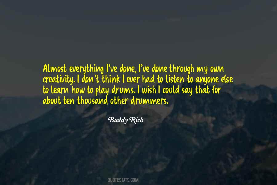 Buddy Rich Quotes #678119