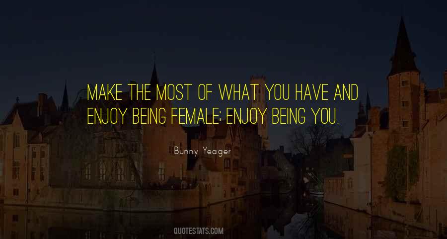 Bunny Yeager Quotes #492494