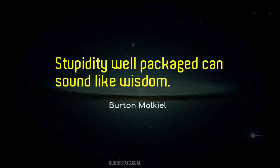 Burton Malkiel Quotes #1211198