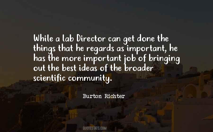 Burton Richter Quotes #38934