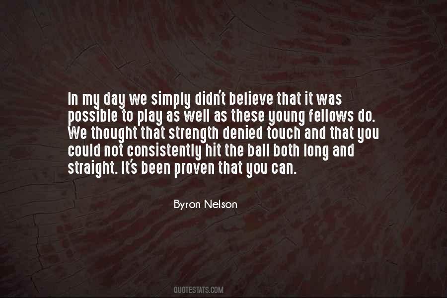 Byron Nelson Quotes #1353760