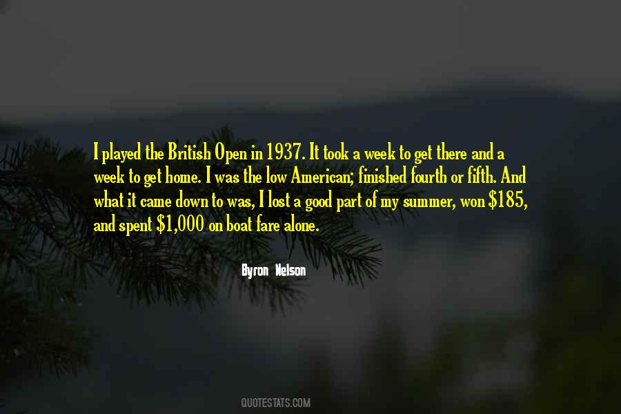 Byron Nelson Quotes #793091