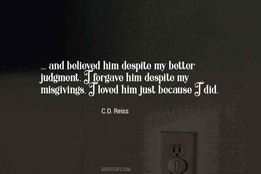 C.D. Reiss Quotes #110647