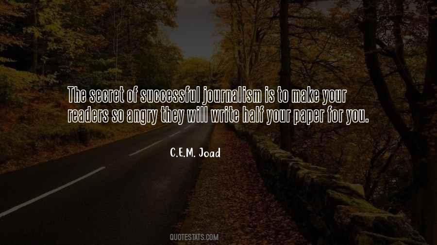 C.E.M. Joad Quotes #1336213