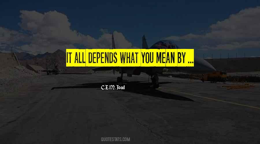 C.E.M. Joad Quotes #474112