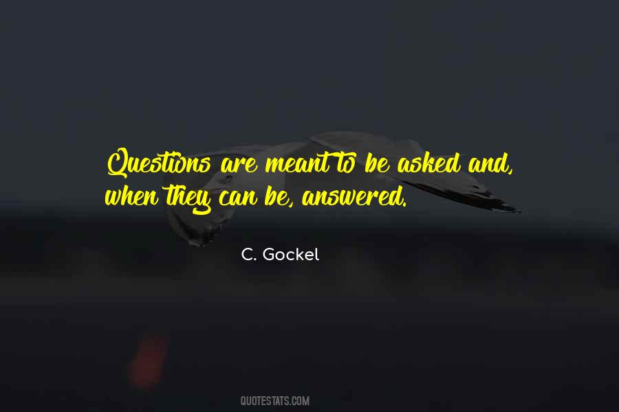 C. Gockel Quotes #354645
