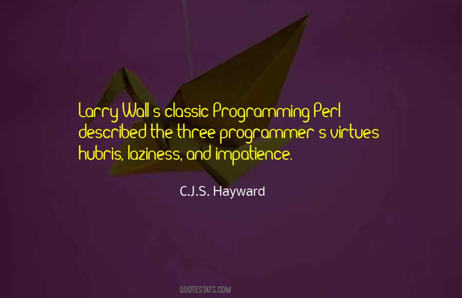 C.J.S. Hayward Quotes #1304920