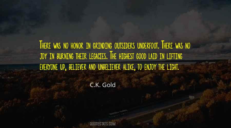 C.K. Gold Quotes #49475