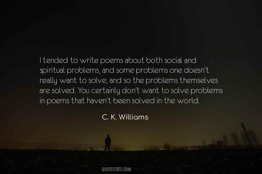 C. K. Williams Quotes #438866