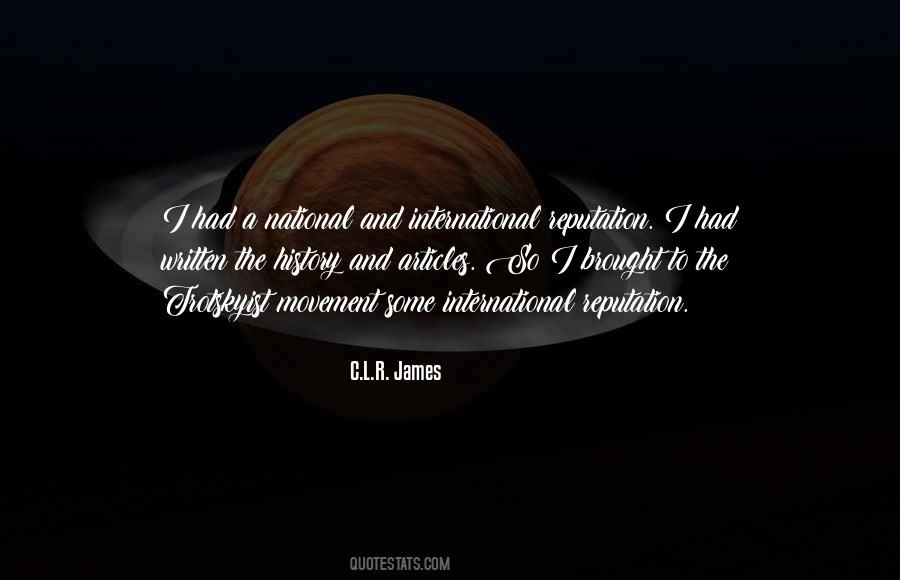 C.L.R. James Quotes #170056