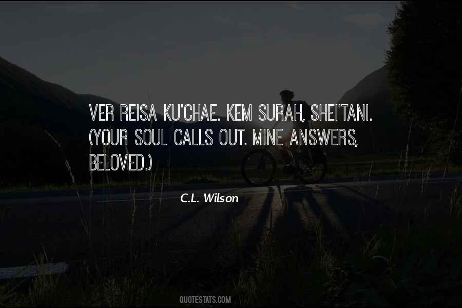 C.L. Wilson Quotes #1060779