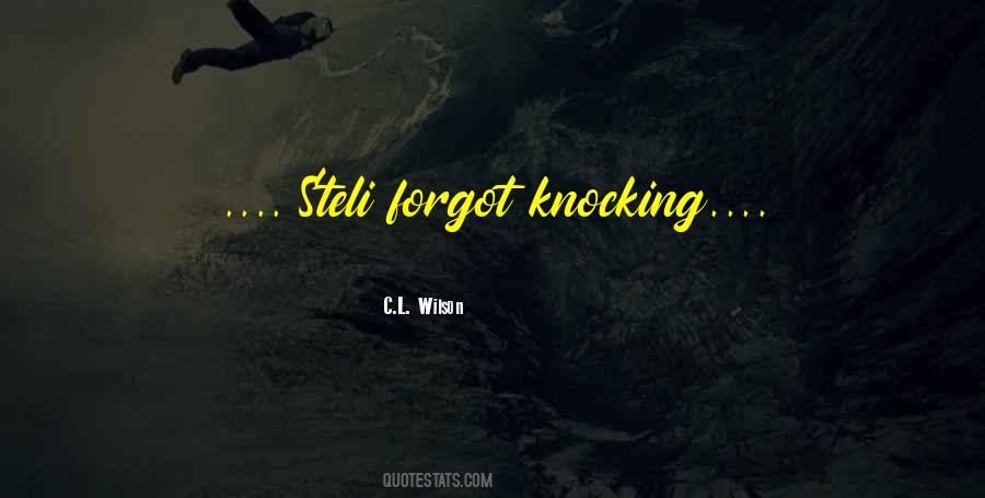 C.L. Wilson Quotes #1129240