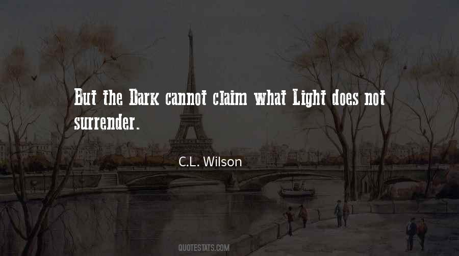 C.L. Wilson Quotes #1308047