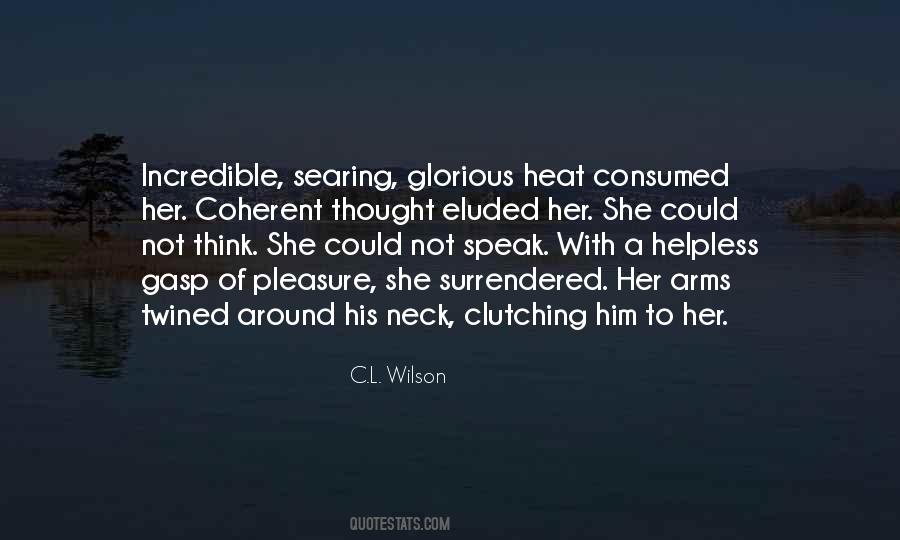 C.L. Wilson Quotes #1374401