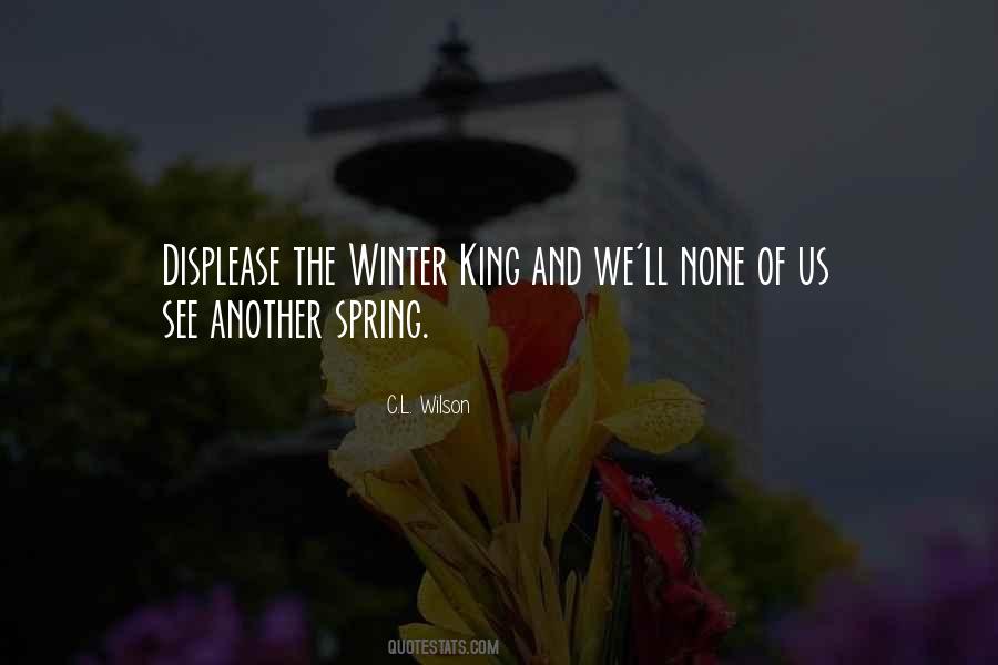 C.L. Wilson Quotes #1436371