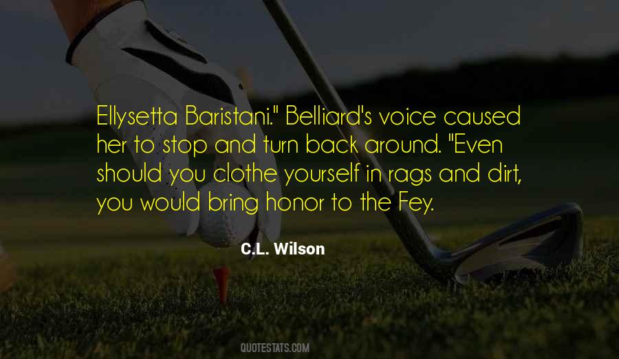 C.L. Wilson Quotes #1782864