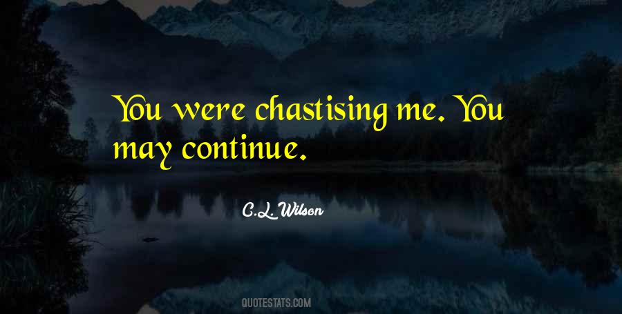 C.L. Wilson Quotes #1794346