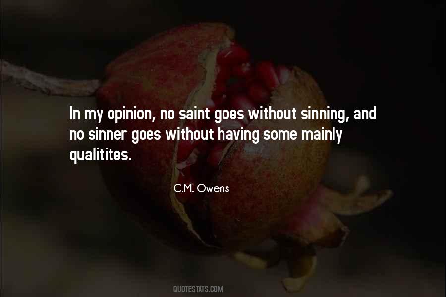 C.M. Owens Quotes #1754898