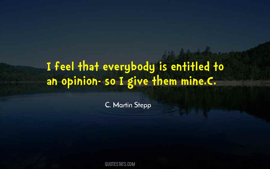 C. Martin Stepp Quotes #1156649 C. Martin Stepp Quotes #1156649
