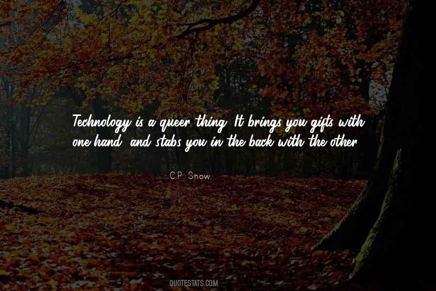 C.P. Snow Quotes #1724126