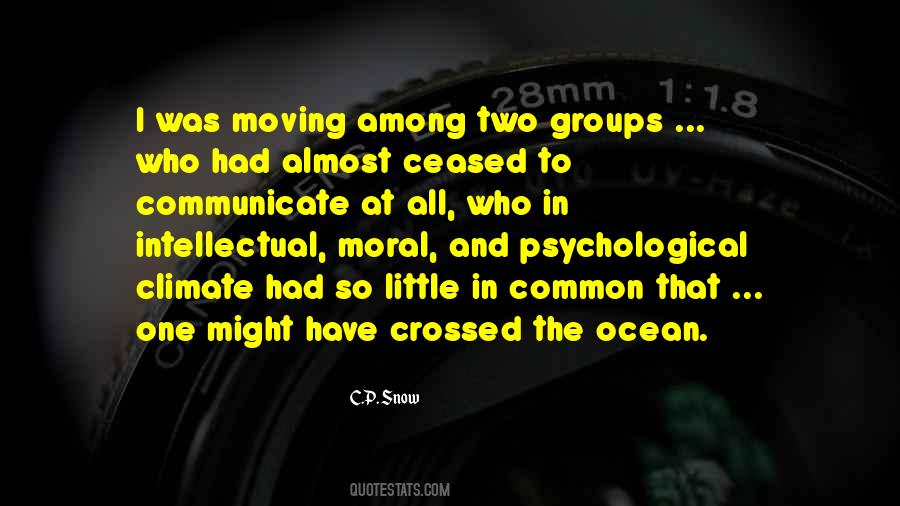 C.P. Snow Quotes #1793049