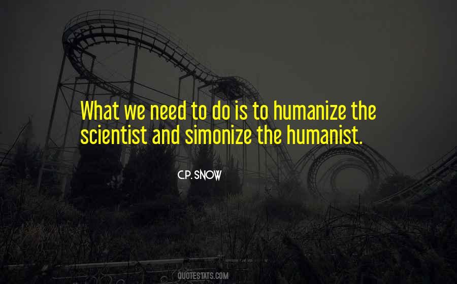 C.P. Snow Quotes #69715