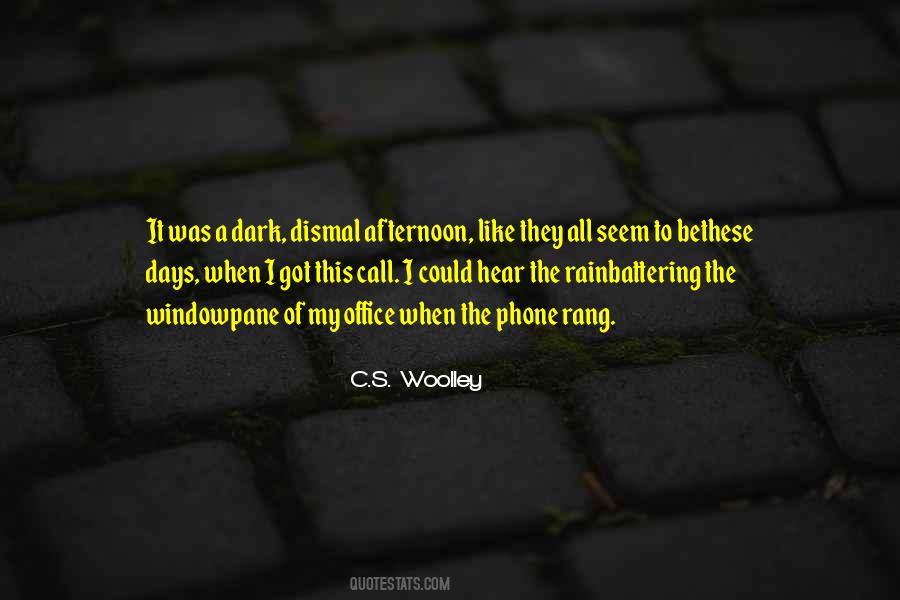 C.S. Woolley Quotes #1152803