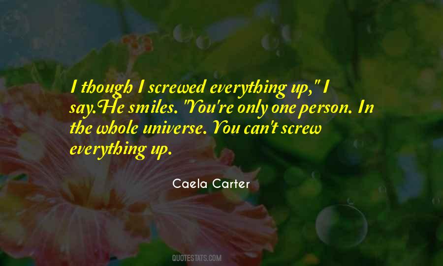 Caela Carter Quotes #519371
