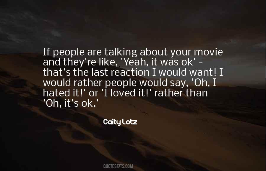 Caity Lotz Quotes #937793