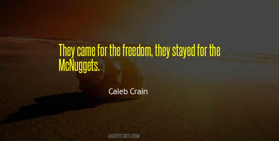 Caleb Crain Quotes #116327