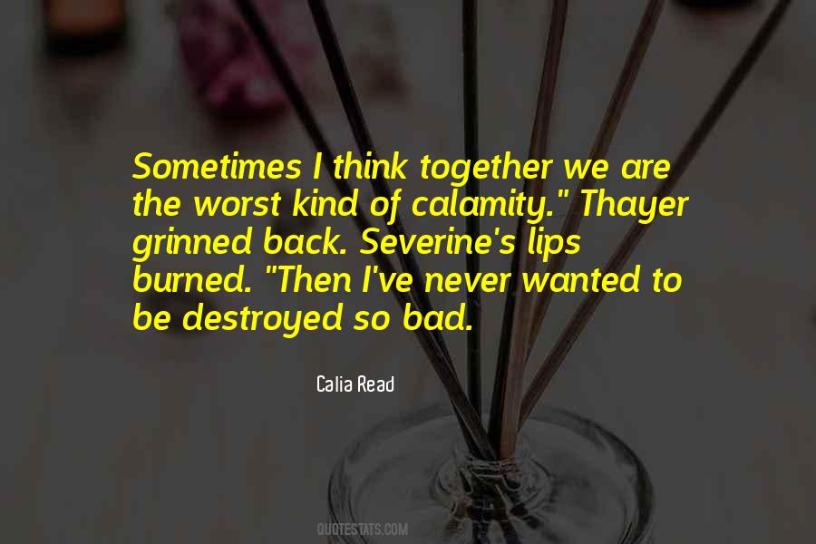 Calia Read Quotes #1841798