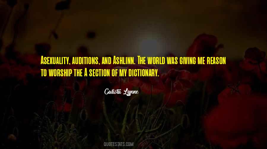 Calista Lynne Quotes #562175