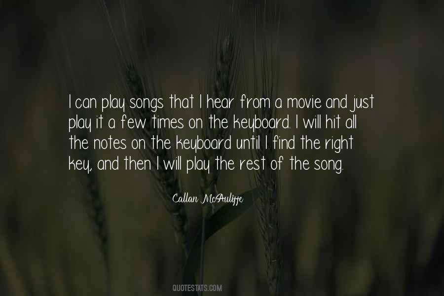 Callan McAuliffe Quotes #1254364