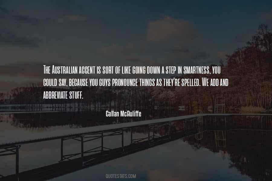Callan McAuliffe Quotes #1320352