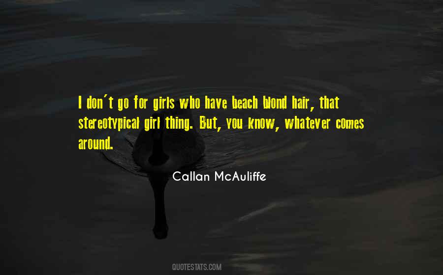 Callan McAuliffe Quotes #496061