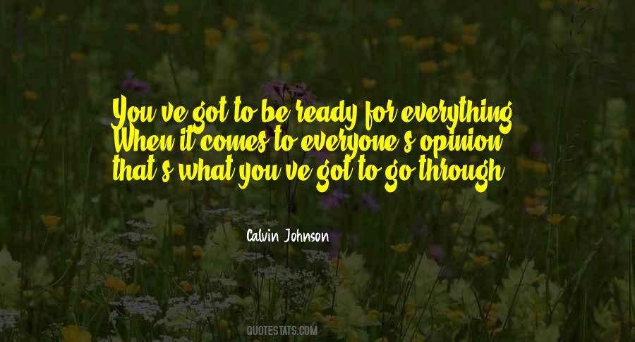 Calvin Johnson Quotes #870932