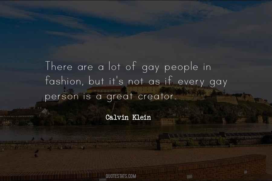 Calvin Klein Quotes #1788798