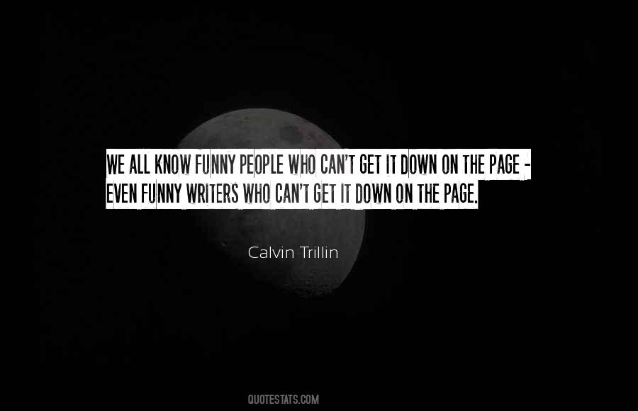 Calvin Trillin Quotes #1346649