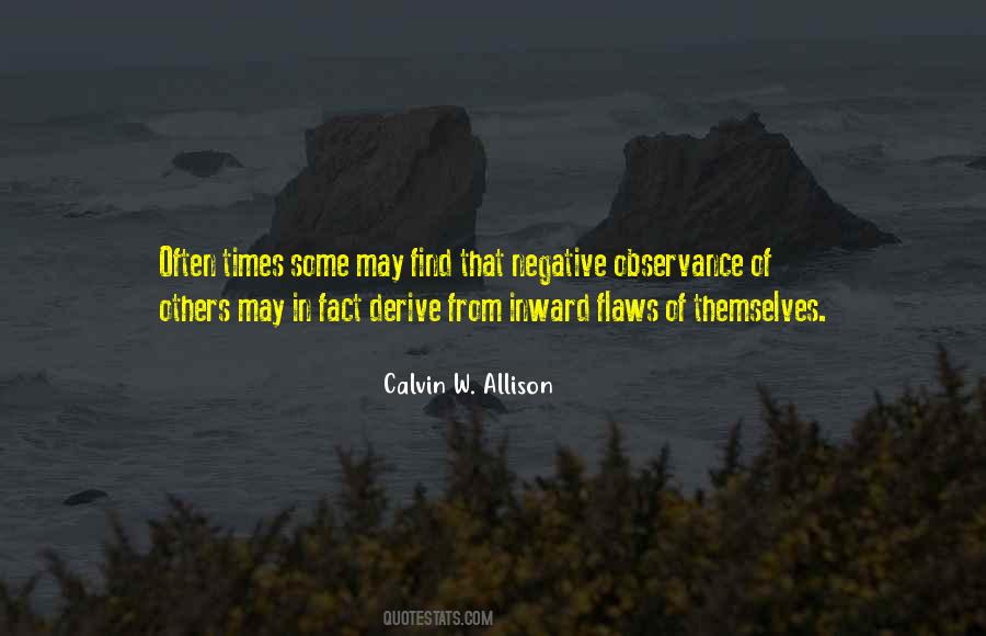 Calvin W. Allison Quotes #1005706