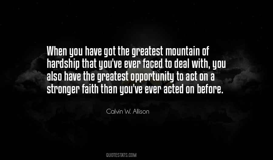 Calvin W. Allison Quotes #128203