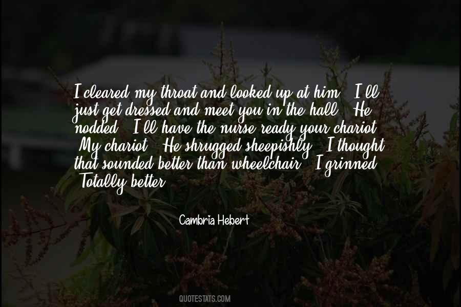 Cambria Hebert Quotes #278236