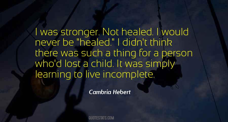 Cambria Hebert Quotes #788525