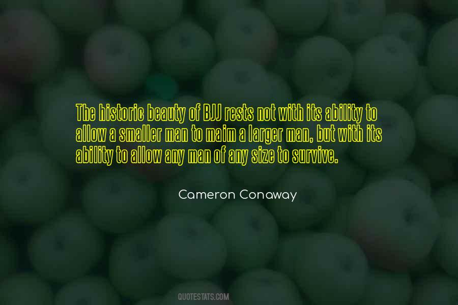 Cameron Conaway Quotes #1191487