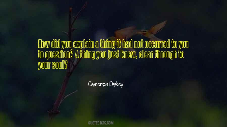 Cameron Dokey Quotes #1087598