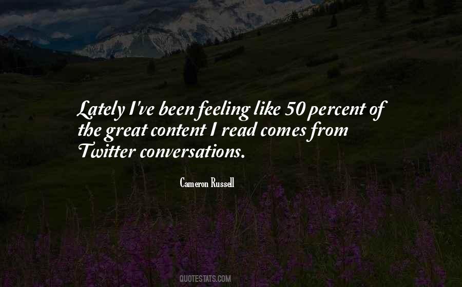 Cameron Russell Quotes #1384456