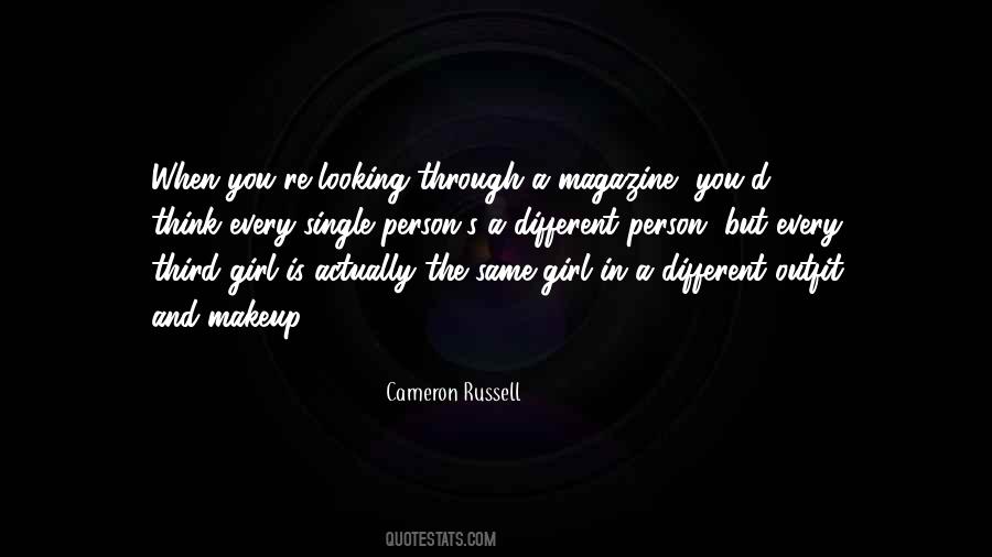 Cameron Russell Quotes #437486