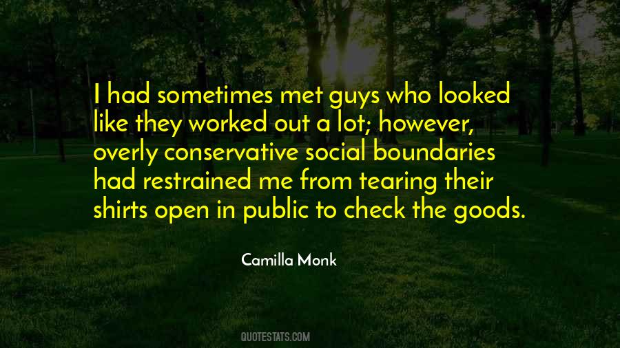 Camilla Monk Quotes #323680