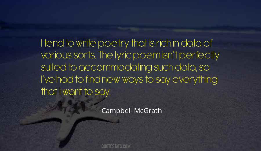 Campbell McGrath Quotes #387489